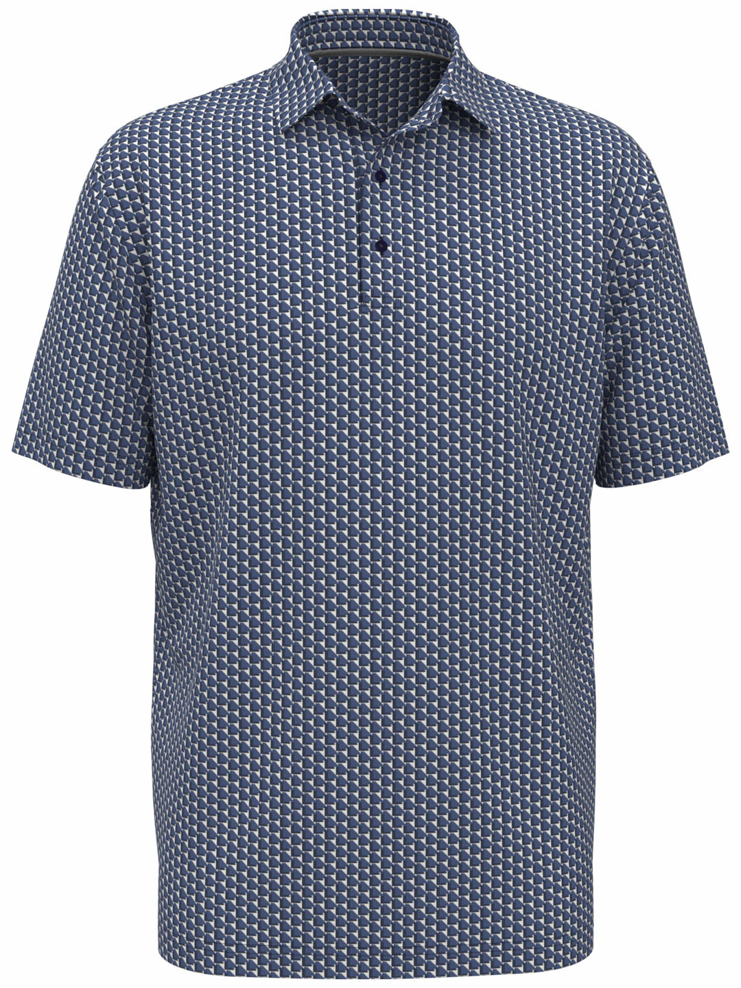 Men's All Over Chevron Geo Polo