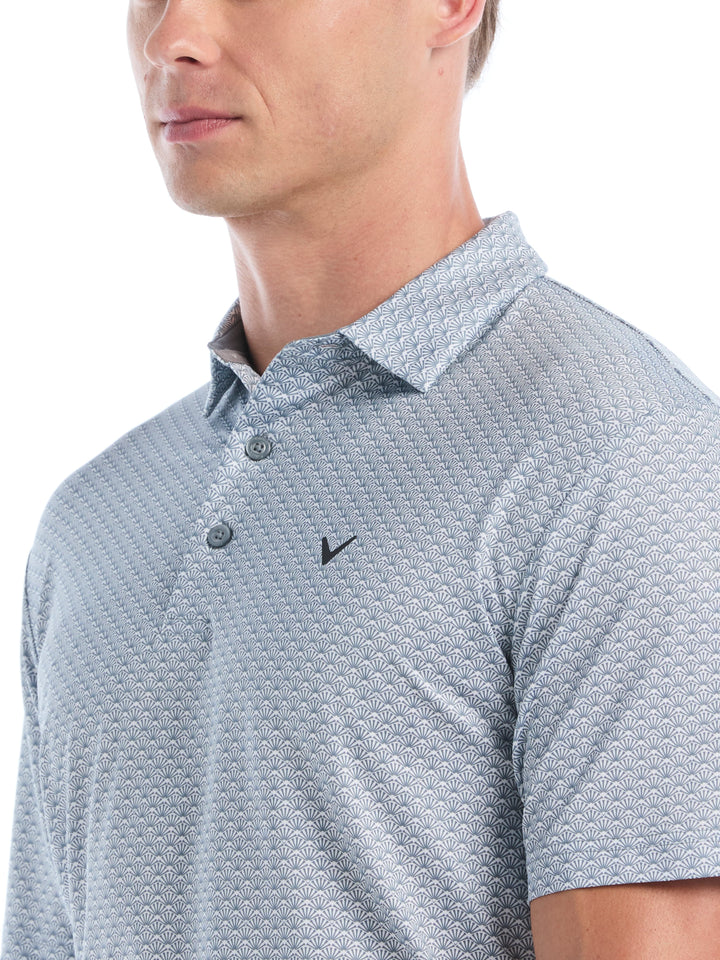 Men's All Over Foulard Tee Print Polo