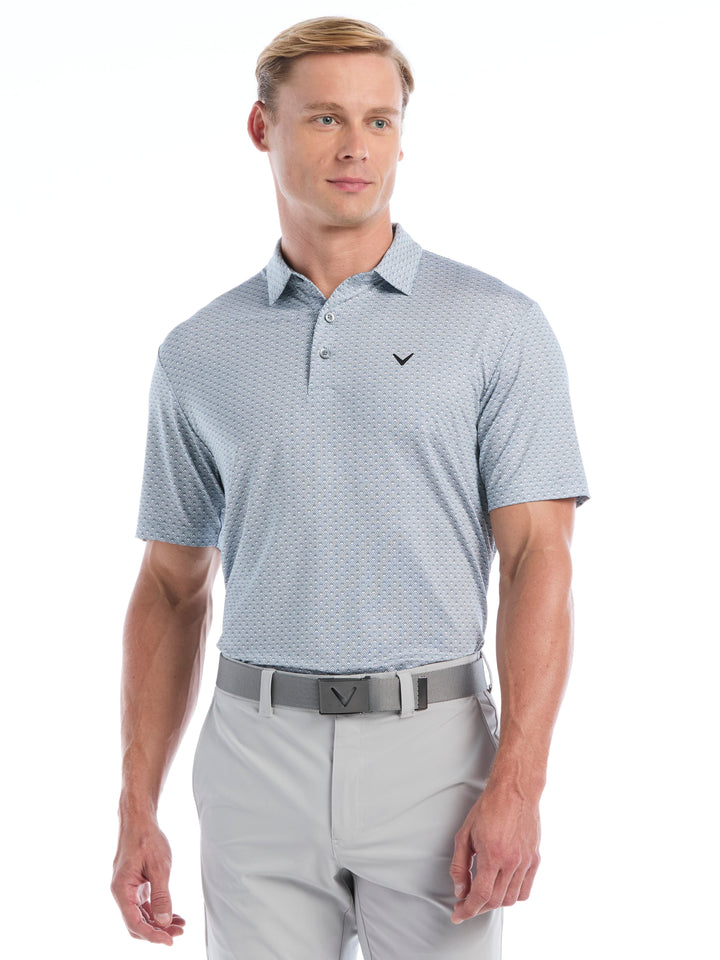 Men's All Over Foulard Tee Print Polo