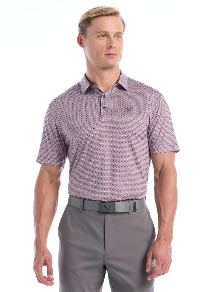 Men's All Over Foulard Tee Print Polo