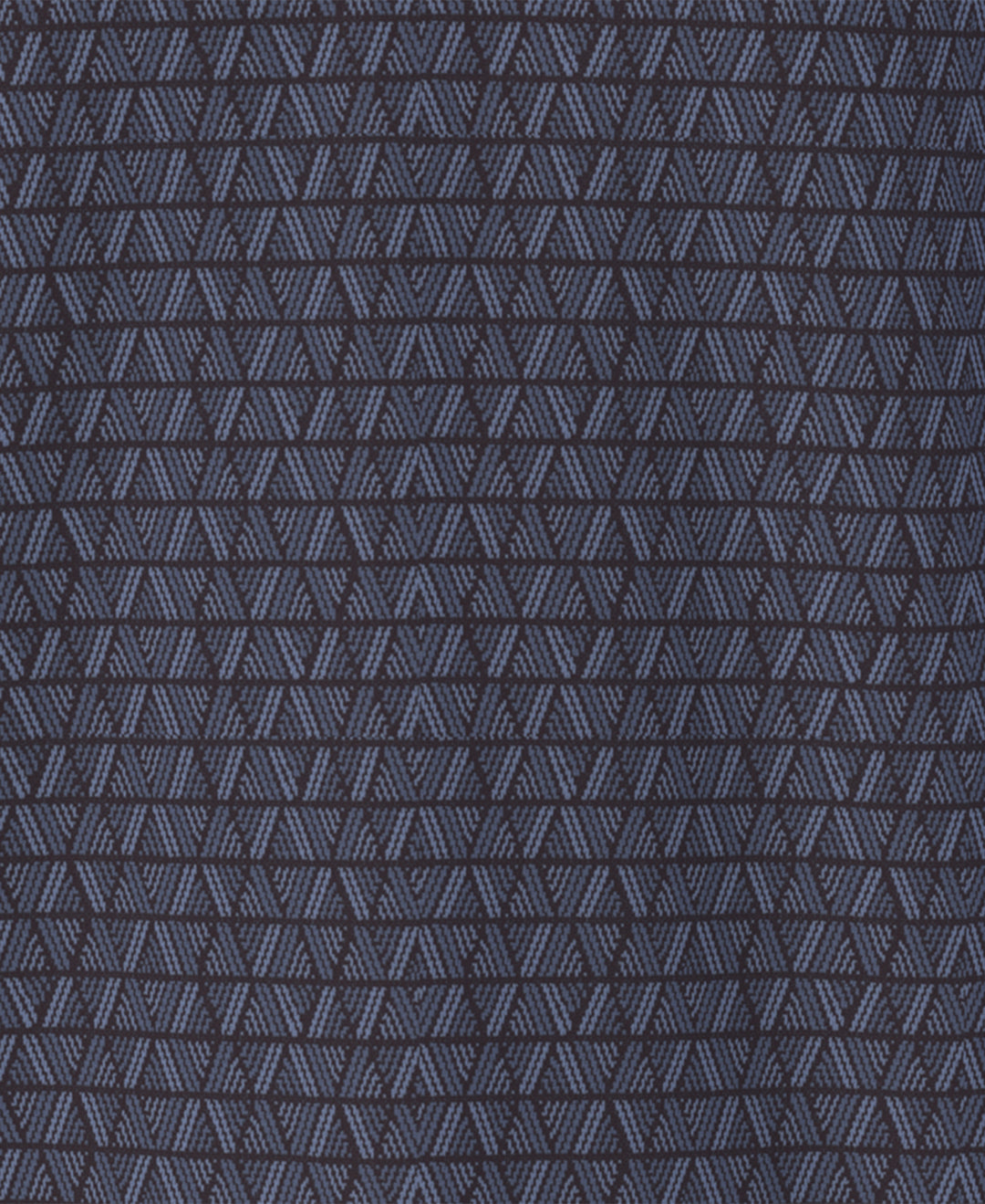 All-Over Linear Argyle Jacquard Golf Polo (Peacoat) 