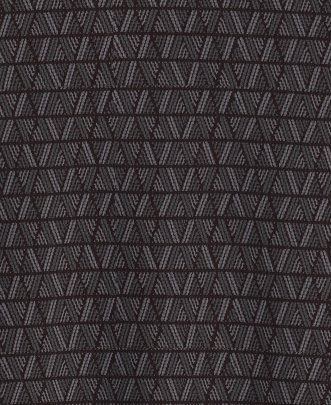 All-Over Linear Argyle Jacquard Golf Polo (Caviar) 