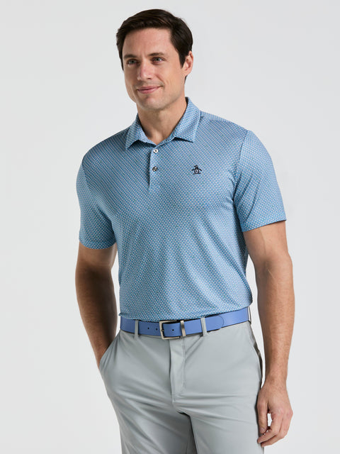 Men's All-Over Micro Bucket Hat Golf Polo