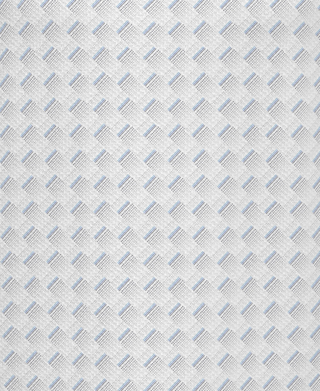 All-Over Motion Geo Print Golf Polo (Bright White) 