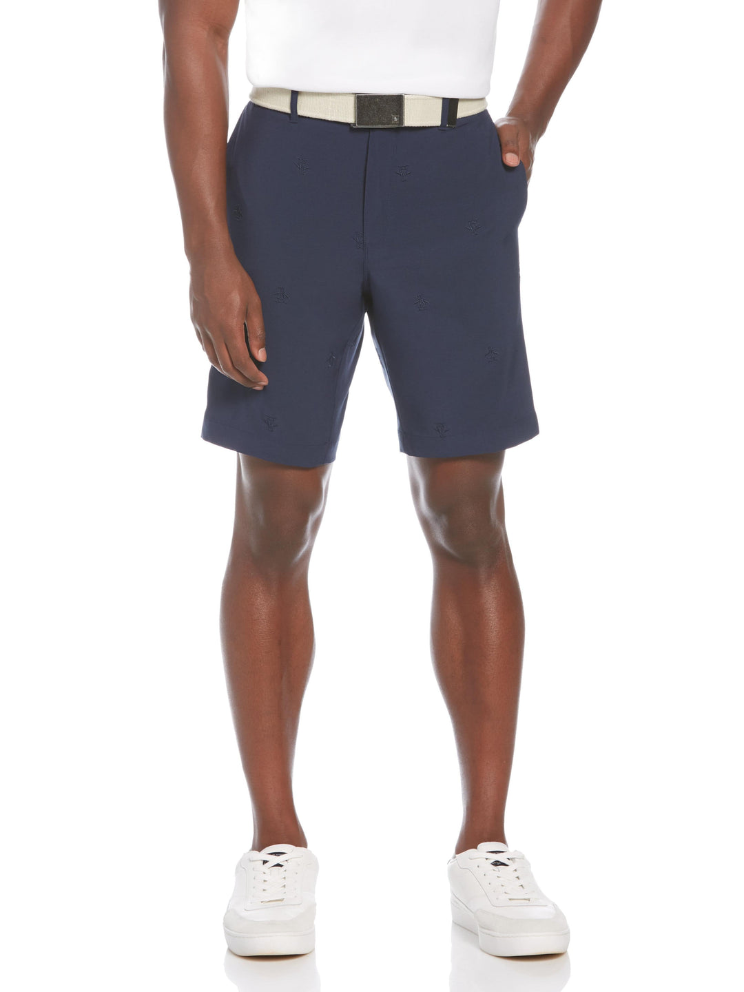 Men's Allover Embroidered Pete 9" Golf Short