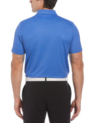 Allover Pete Print Short Sleeve Golf Polo Shirt (Nebulas) 