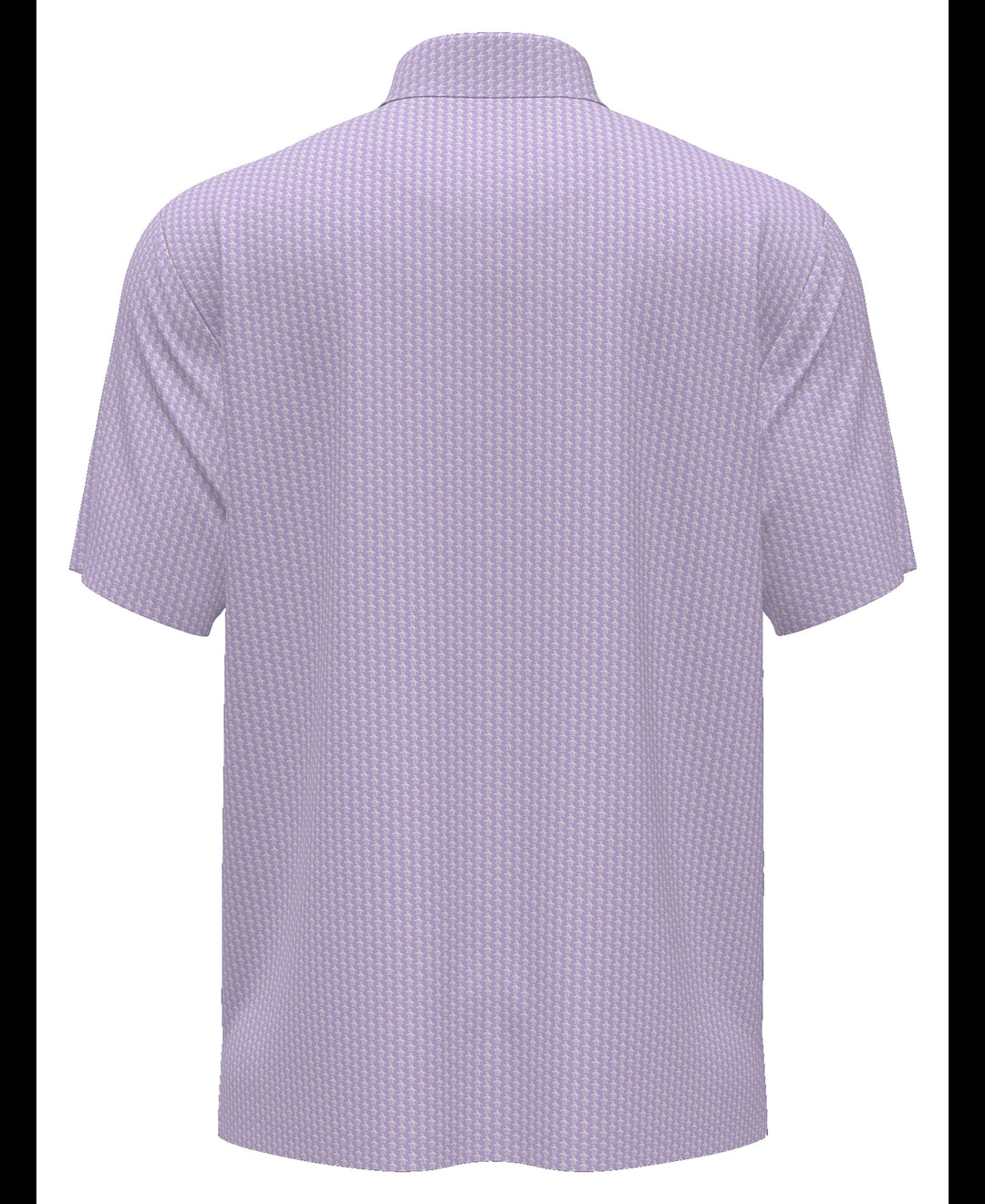 Allover Pete Print Short Sleeve Golf Polo Shirt (Lavender) 