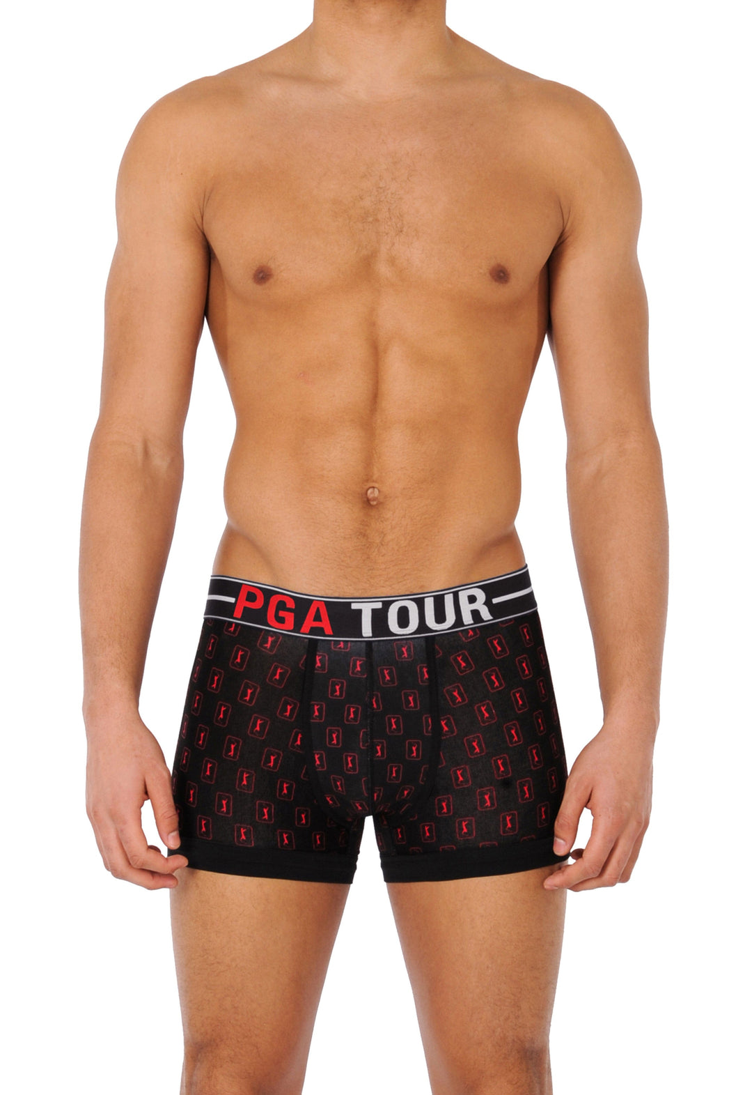 Allover Printed Boxer Brief Underwear (Caviar) 