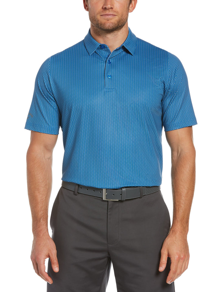 Men's Allover Printed Golf Polo