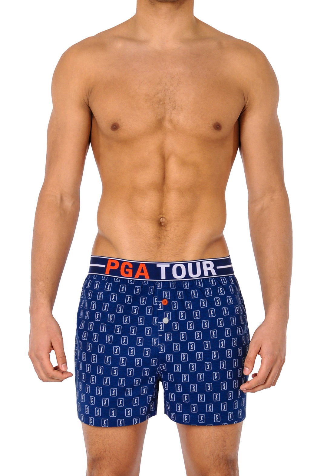 Allover Printed Loose Boxer Underwear (Navy) 