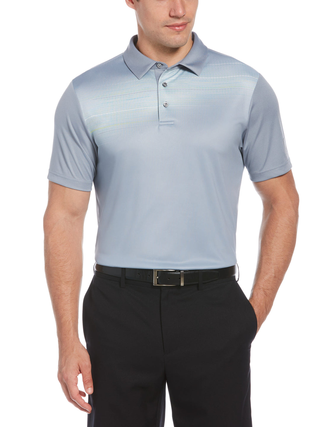 Men's Amplified Space Dye Golf Polo