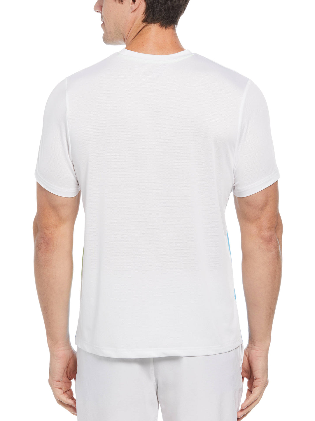 Asymmetric Front Panel Tennis Shirt (Bright White) 