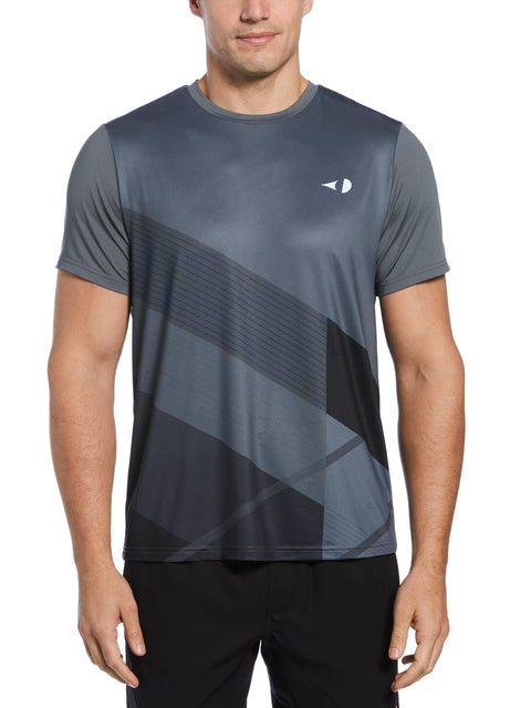 Asymmetric Front Panel Tennis Shirt (Stingray) 