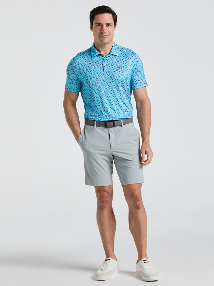 Men's Augusta Menu Print Golf Polo