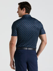 Men's Augusta Menu Print Golf Polo