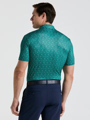 Men's Augusta Menu Print Golf Polo