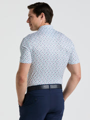 Men's Augusta Menu Print Golf Polo