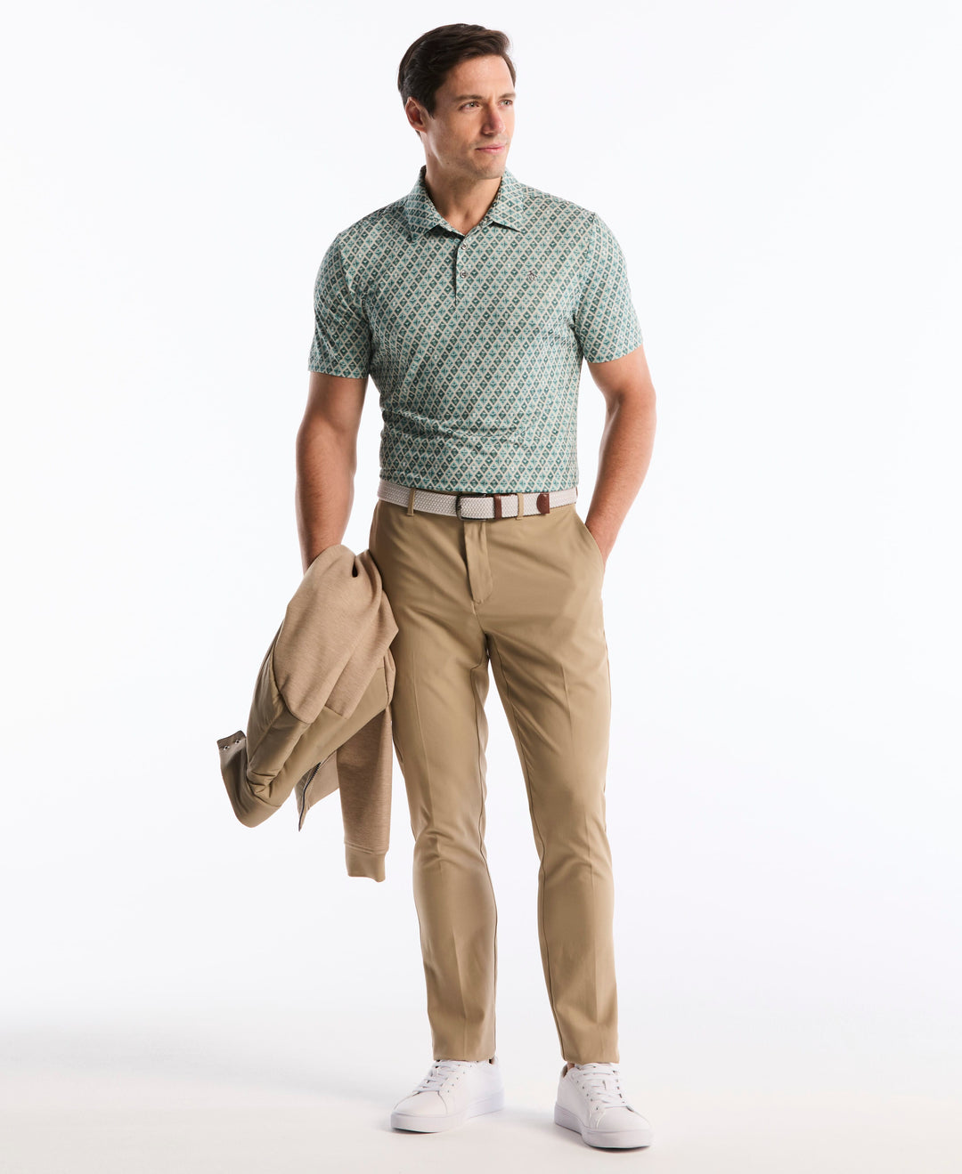 Batik Cocktail Print Polo (Jasper) 