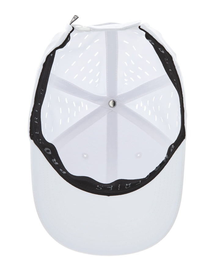 PGA Tour Blank Front Perforated Cap (Bright White) 