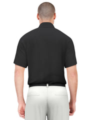 Men's Brush Stroke Asymmetric Print Golf Polo