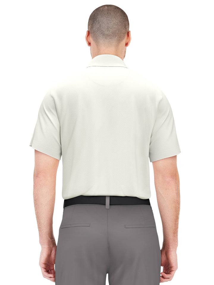 Men's Brush Stroke Asymmetric Print Golf Polo