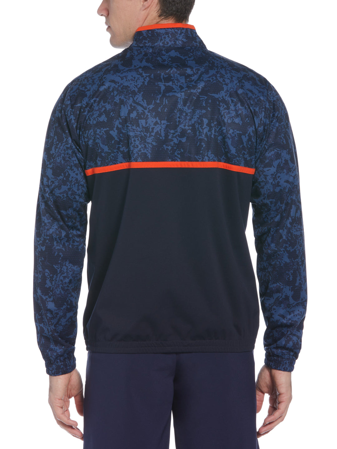 Callaway X Series Abstract Camo 1/4 Zip Pullover (Navy Blazer) 