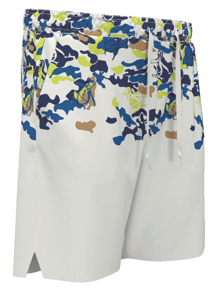 Camo Print Performance Short (Bright White) 