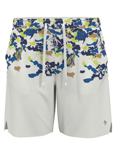 Camo Print Performance Short (Bright White) 