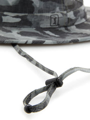 Camo Printed Solar Hat (Black Lichen) 