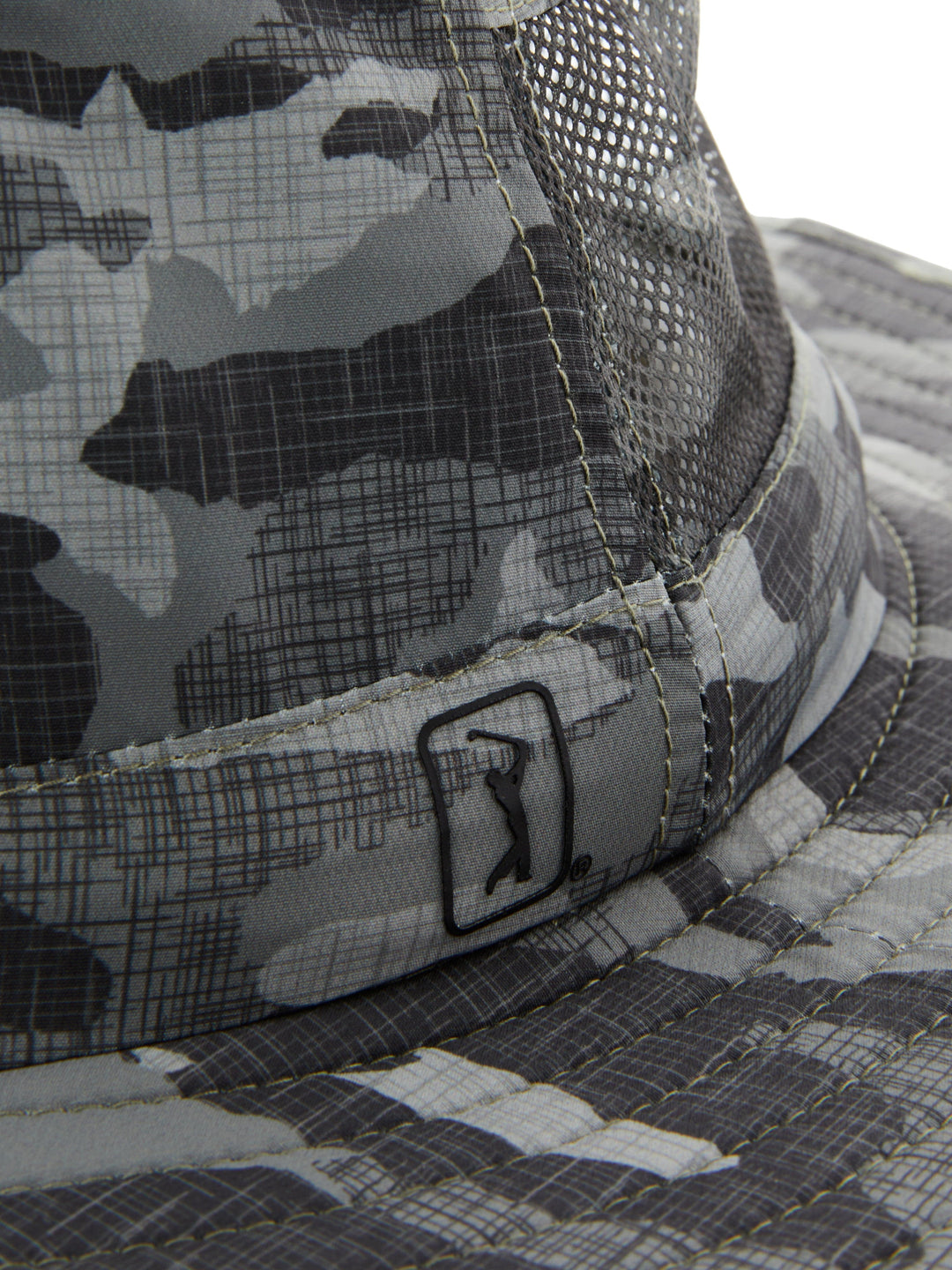 Camo Printed Solar Hat (Black Lichen) 