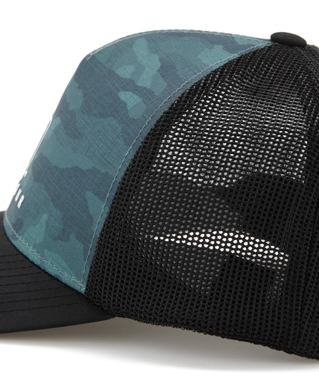 Camo Trucker Style Golf Hat (Duck Green) 