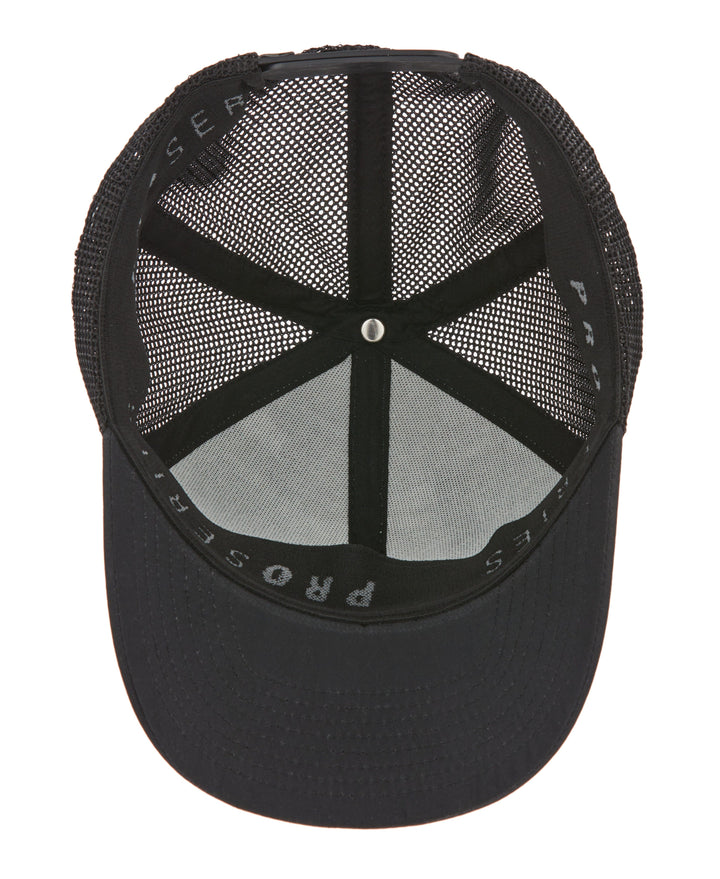 Camo Trucker Style Golf Hat (Black Lichen) 