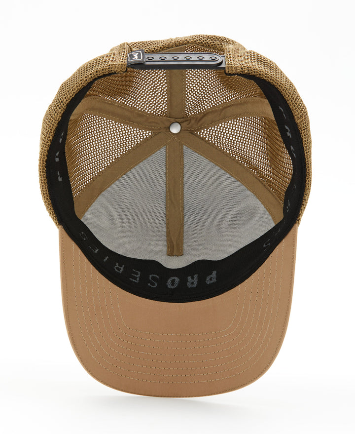 Camo Trucker Style Golf Hat (Coriander) 