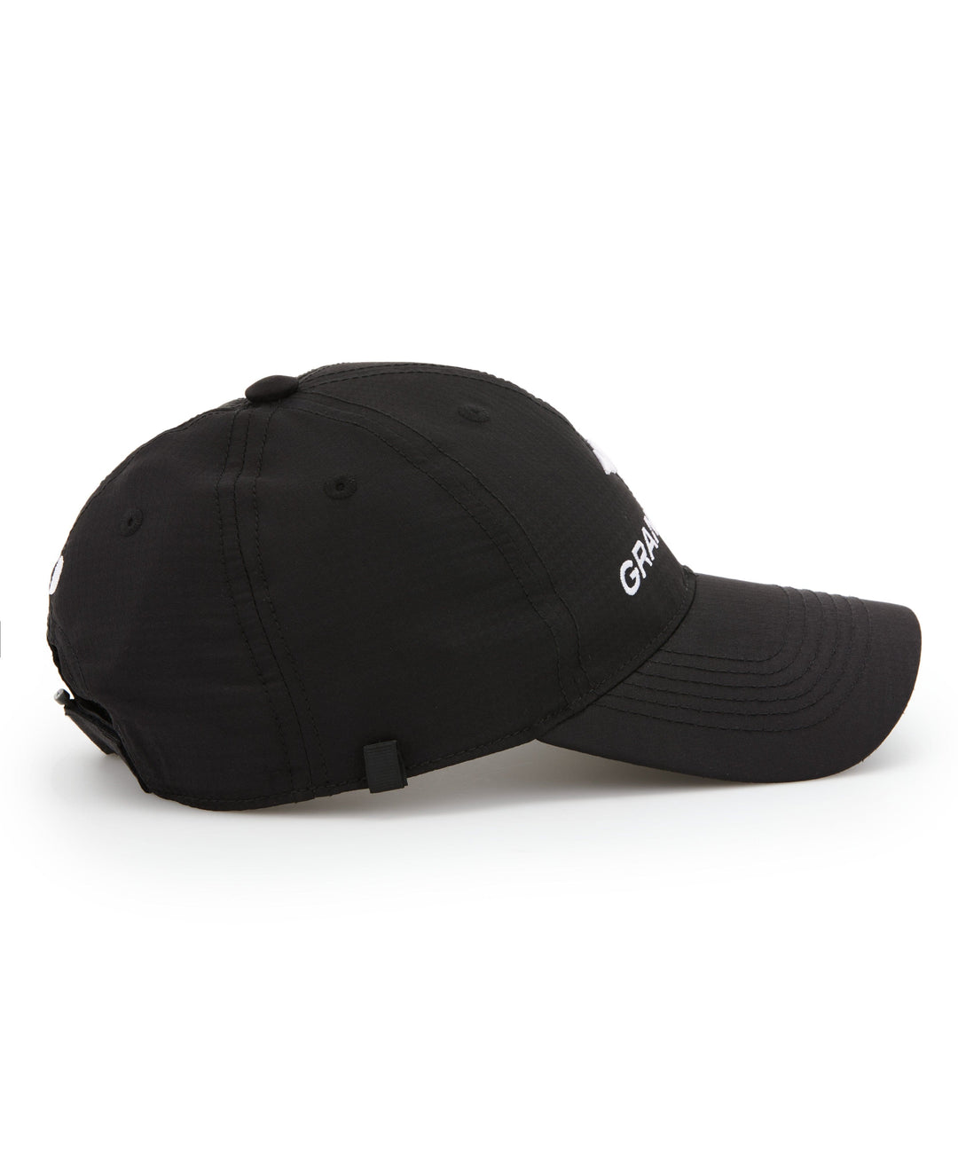 Cap With Mask Holder Snap (Black) 