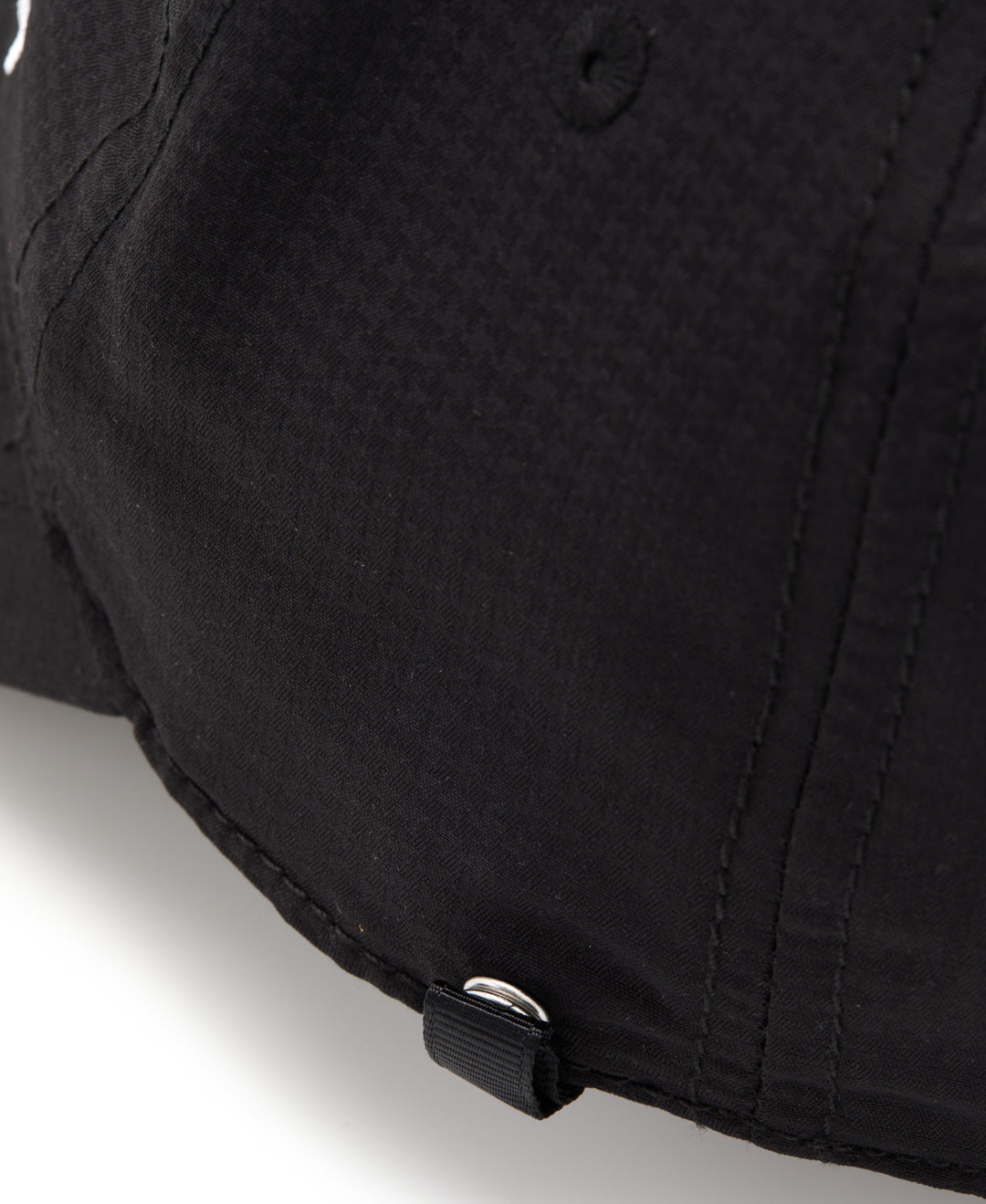 Cap With Mask Holder Snap (Black) 