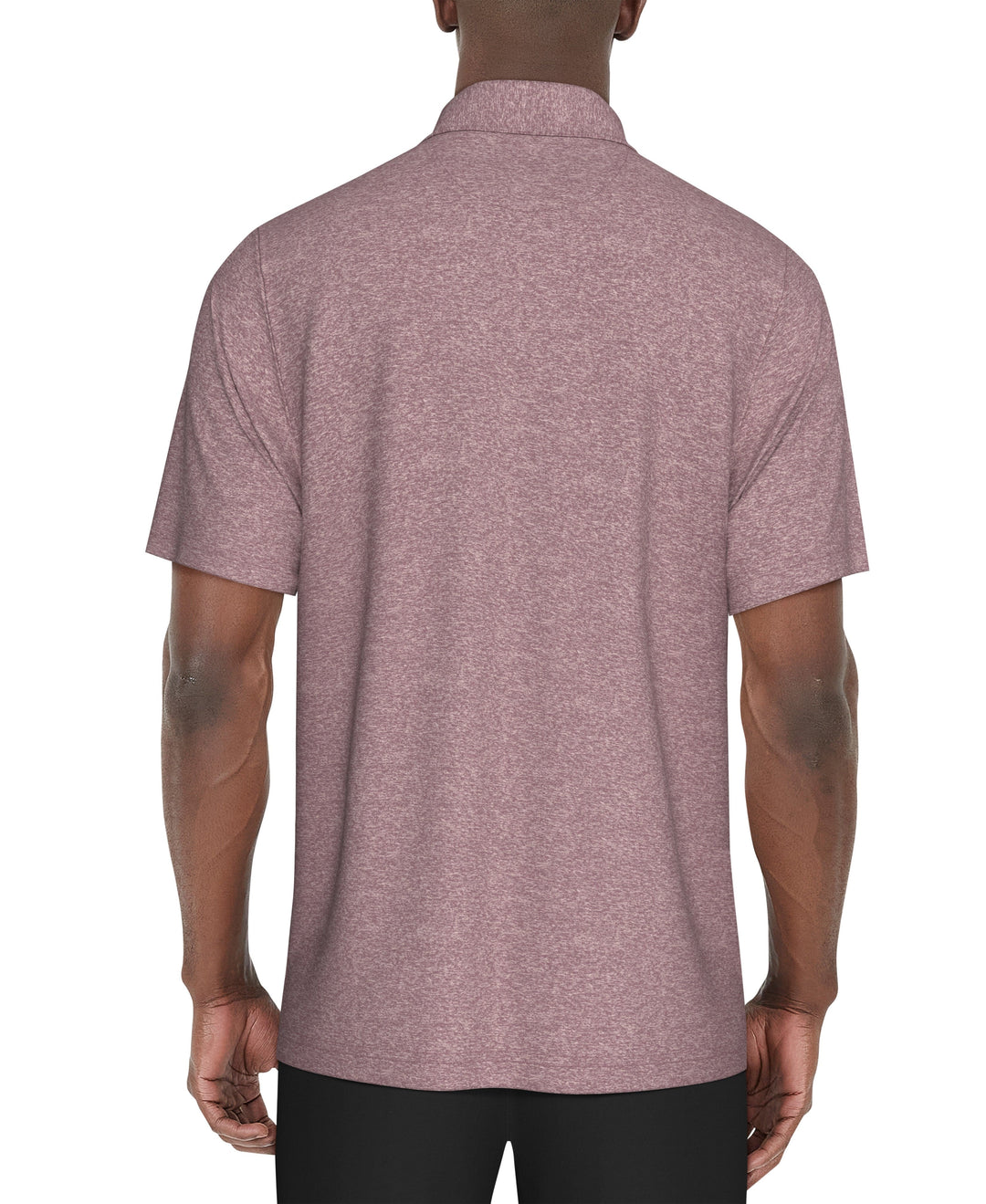 Chest Stripe Golf Polo (Berry Conserve Htr) 