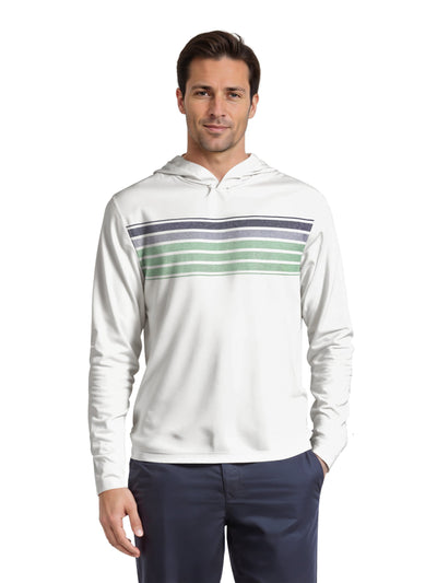 Men's Chest Stripe Printed Hoodie
