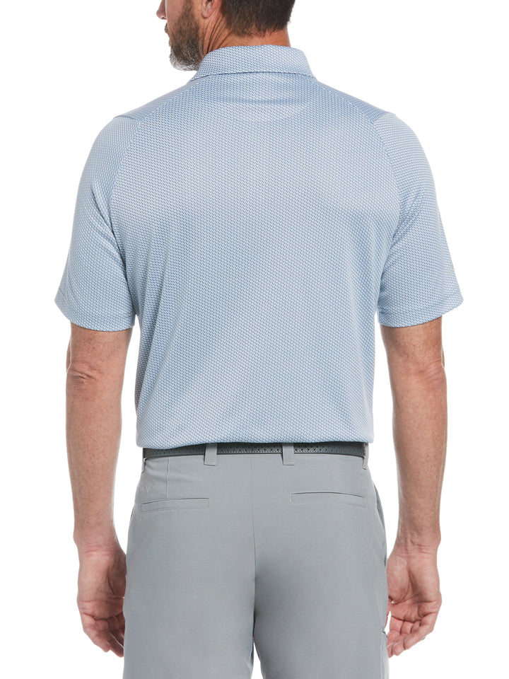 Men's Chevron Jacquard Golf Polo