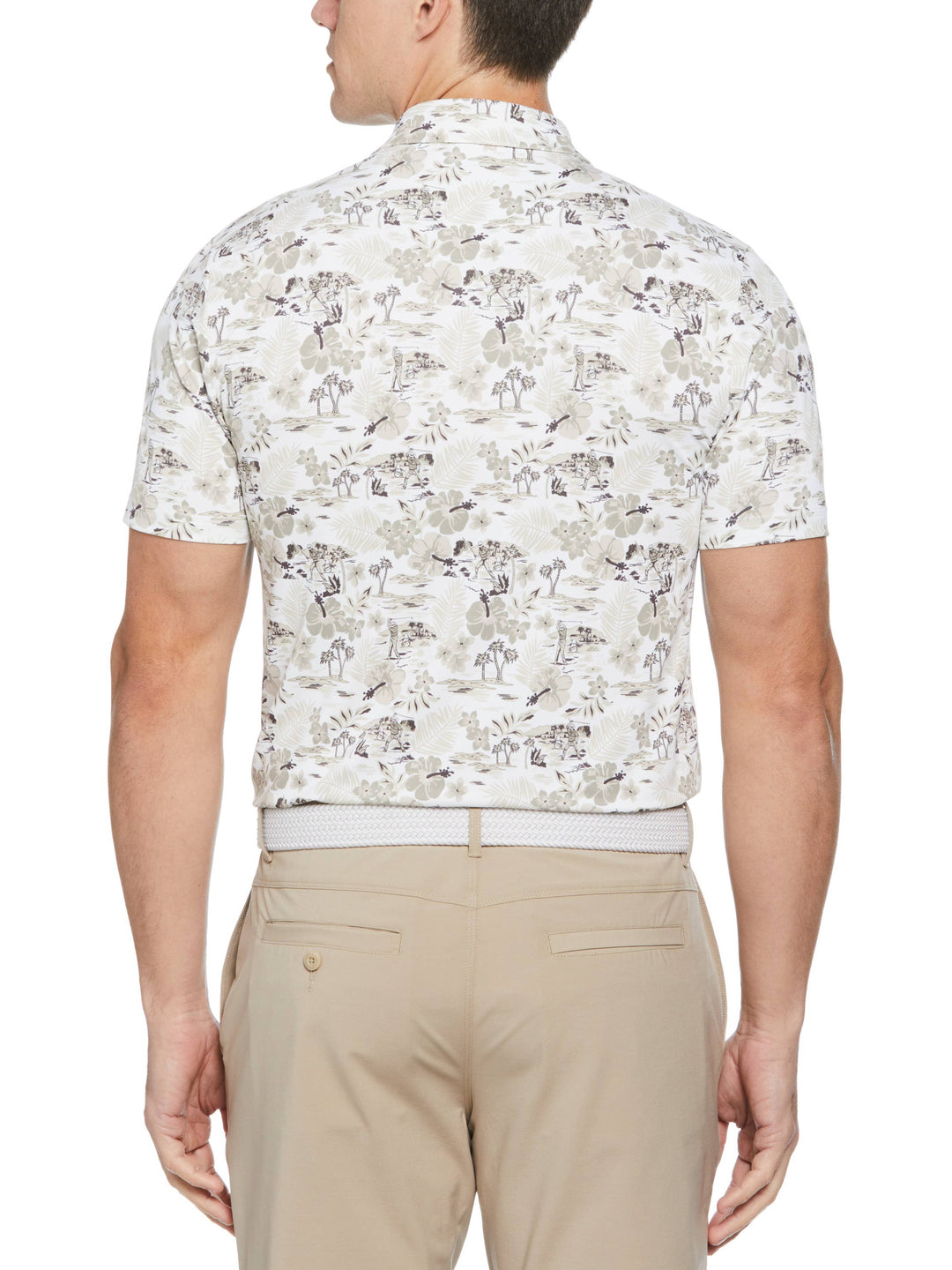 Men's Chi Chi Allover Floral Print Polo