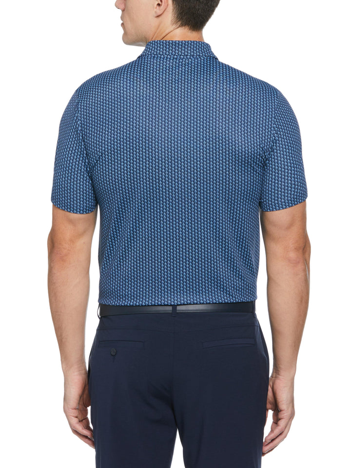 Men's Chi Chi Allover Pete Print Performance Polo