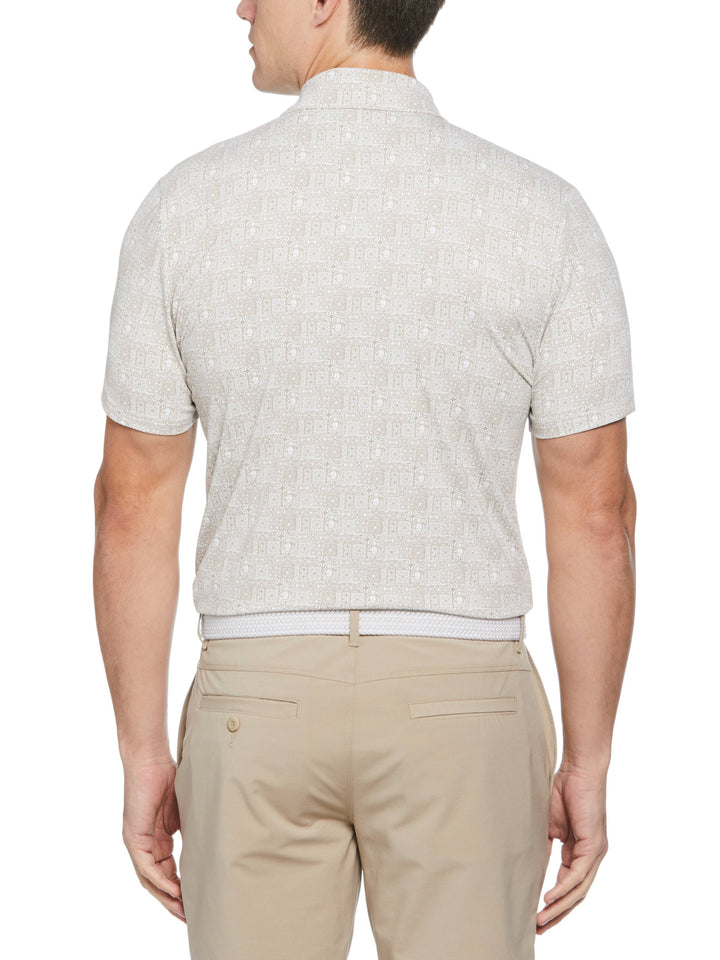 Men's Chi Chi Allover Tribal Print Polo