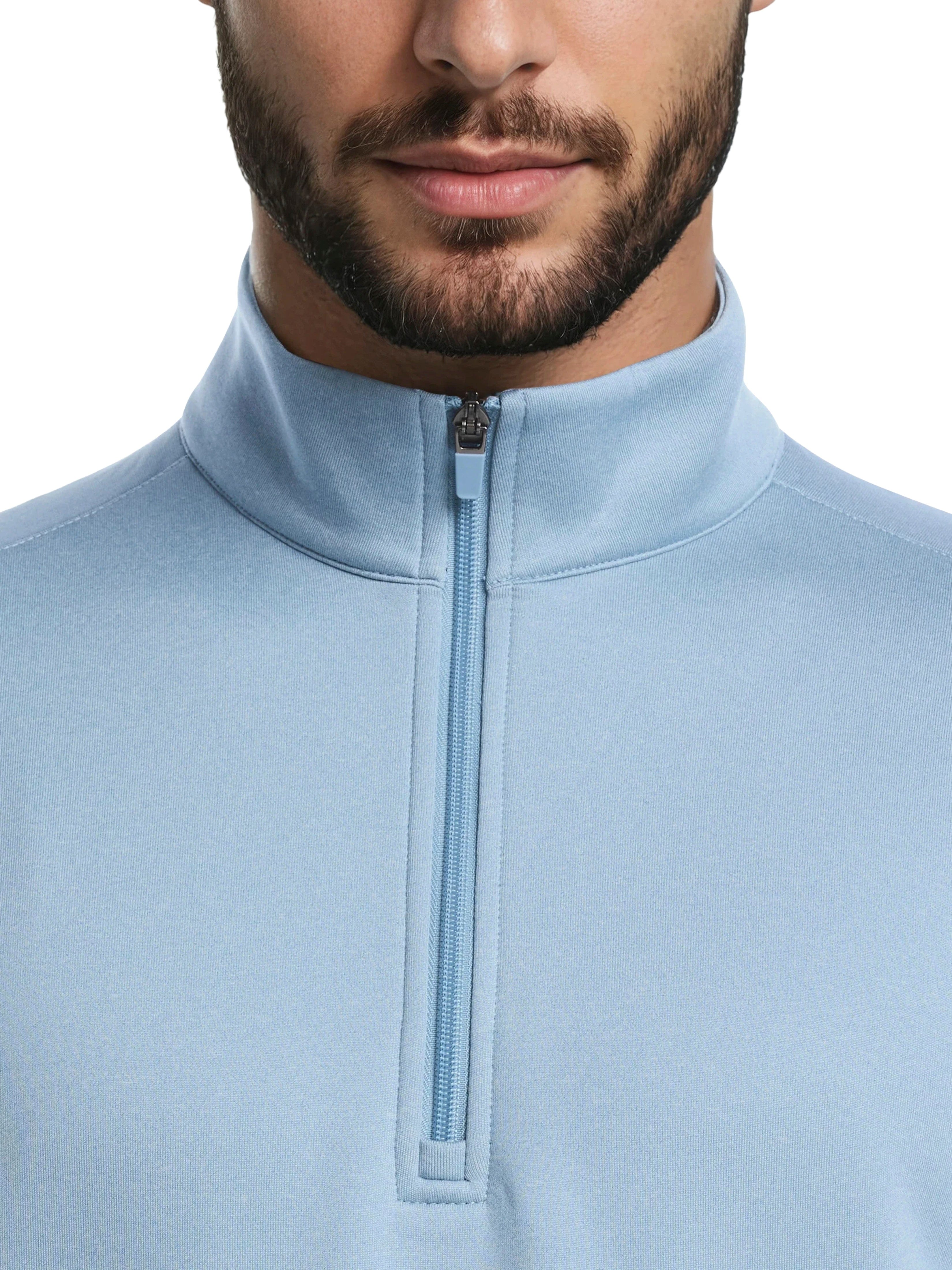 Men's Cloudfleece Quarter Zip Golf Base Layer – Golf Apparel Shop