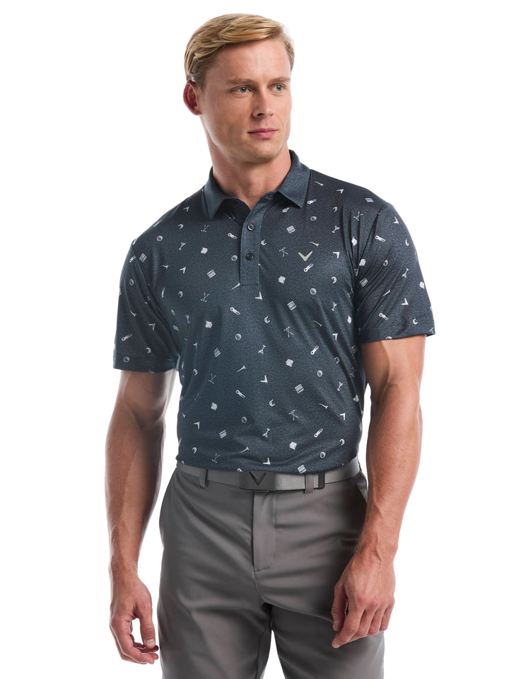 Men's Clubhouse Essentials Print Polo