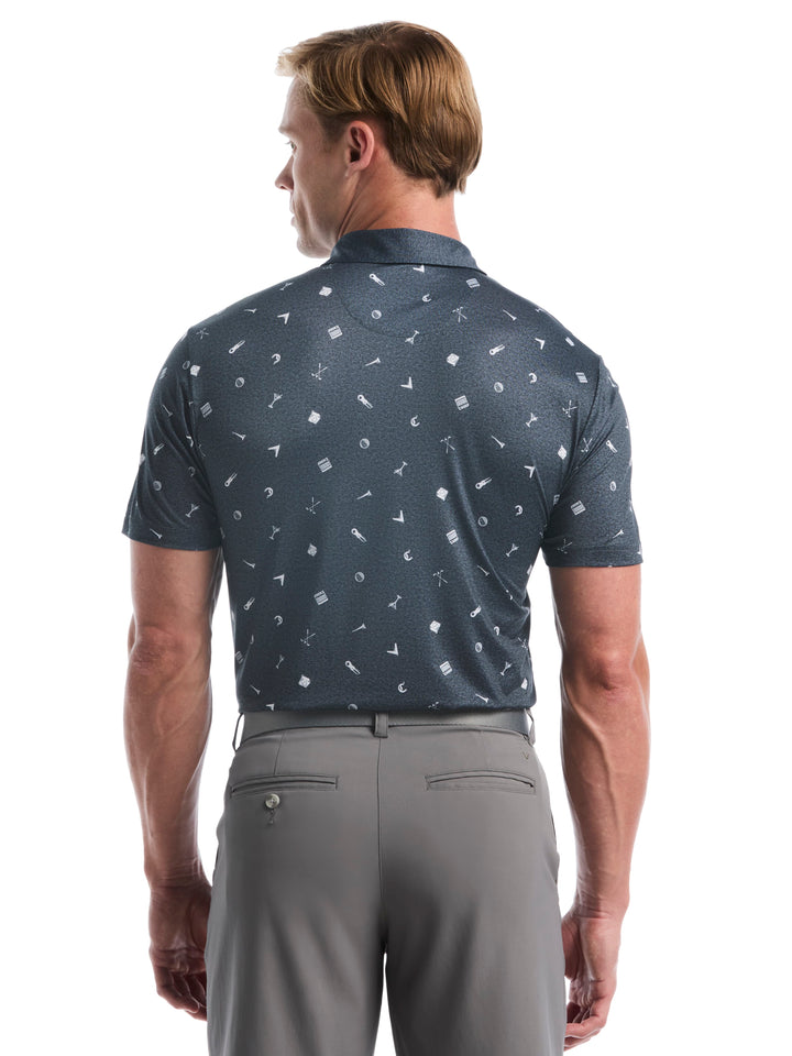 Men's Clubhouse Essentials Print Polo