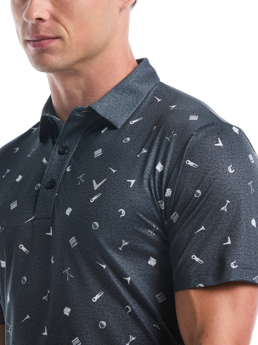 Men's Clubhouse Essentials Print Polo