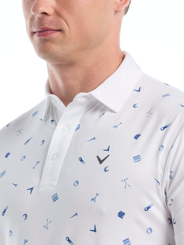 Men's Clubhouse Essentials Print Polo