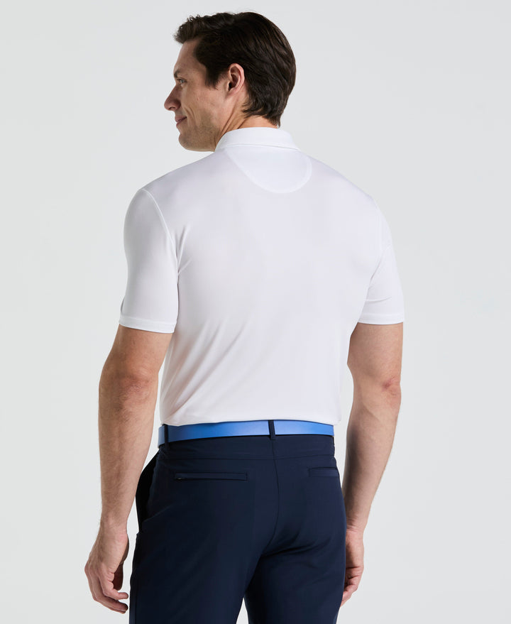 Cocktail Print Golf Polo (Bright White) 