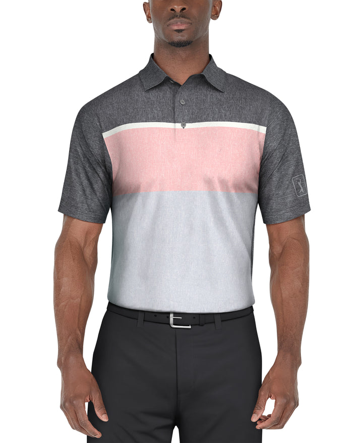 Color Block Golf Polo (Iron Gate) 