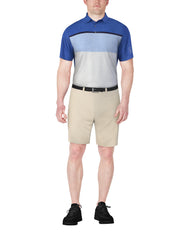Color Block Golf Polo (Princess Blue) 