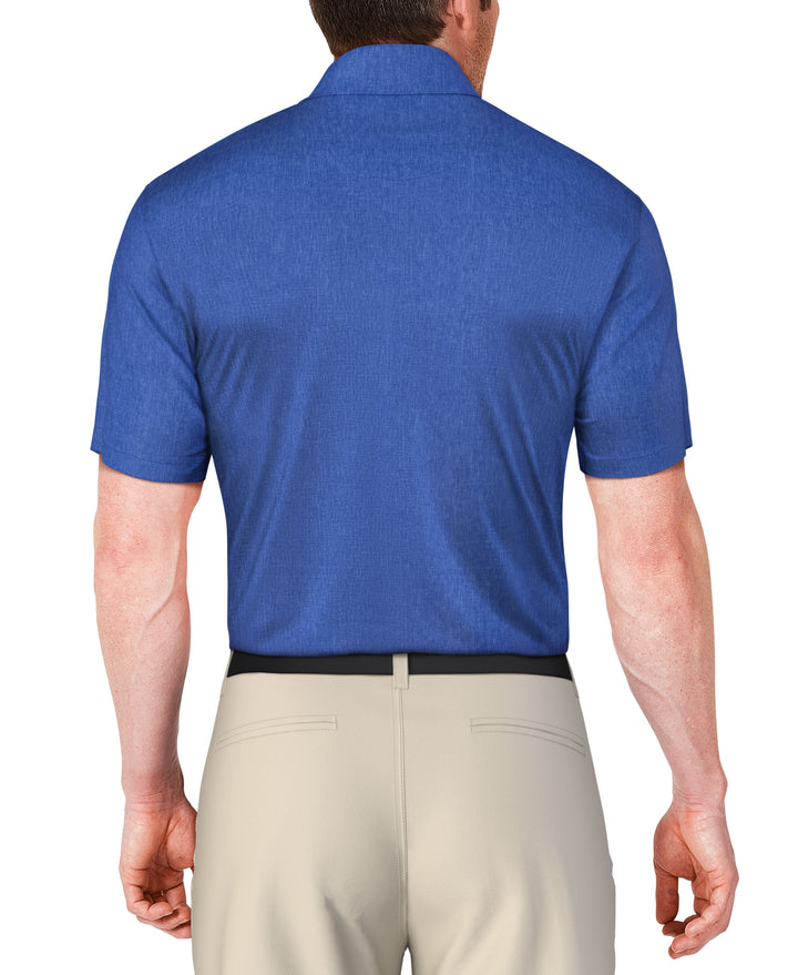 Color Block Golf Polo (Princess Blue) 